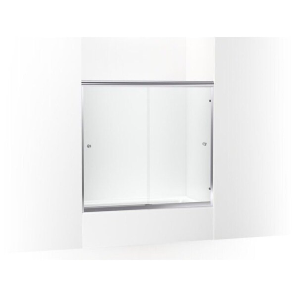 Sterling Finesse Frameless Sliding Bath Door 54-5/8"-59-5/8" W X 55-1/2" H 5427-59S-G05 - main